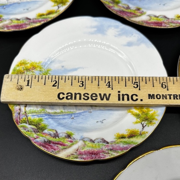 Paragon Cliffs of Dover 6" Bread Butter Plates(Set of 6) Bone China England - Picture 4 of 5